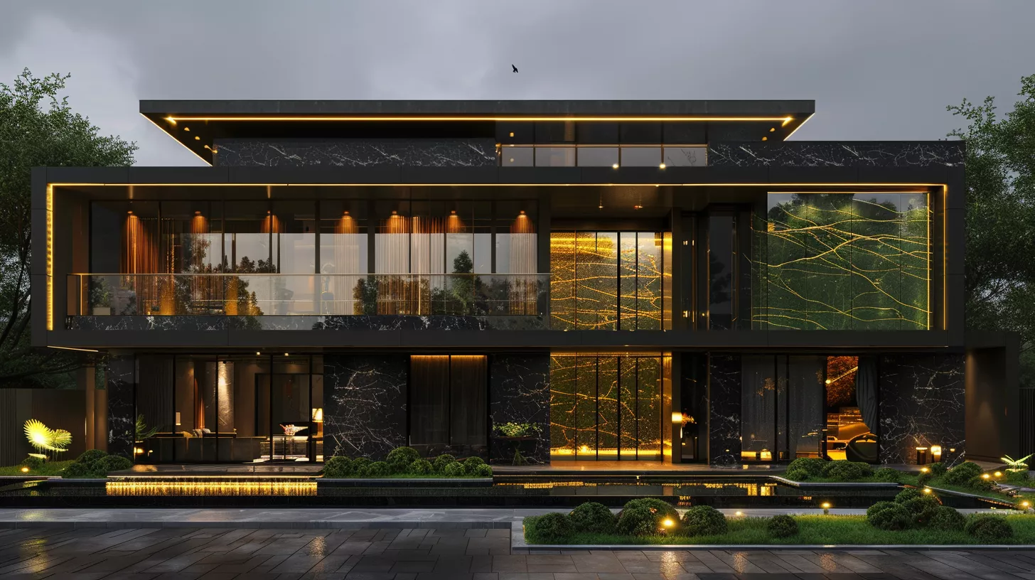 Dark Tones Villa – فيلا مودرن داكنة فاخرة	